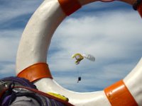 05.019.Rundkappe Boot : Idroseetraining, Rettungsboot, Rettungsschirme