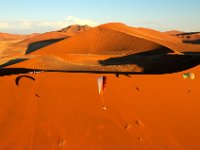 06.007.Namibia : Dünen, Gleitschirmfliegen, Landschaften, Namibia, Natur