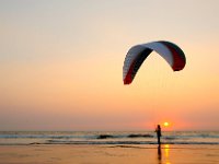 08.006.Indien : Gleitschirmfliegen, Groundhandling, Indien