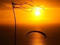 08.019.LaPalma : Gleitschirmfliegen, La Palma, Sonnenuntergänge