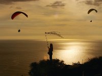 11.005.LaPalma : Gleitschirmfliegen, La Palma, Mike, Sonnenuntergänge