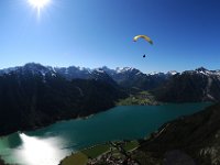 11.008.Achensee : Cordula, Gleitschirmfliegen, Marco, Rofan, Tandem