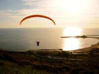 11.020.Sardinien : Gleitschirmfliegen, Sardinien, Sonnenuntergänge