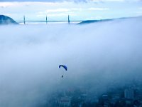 12.005.Millaut : Frankreich, Gleitschirmfliegen, Landschaften